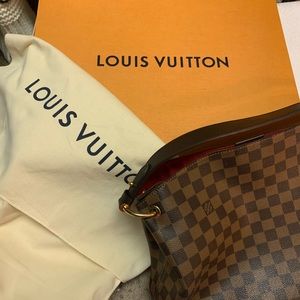 Louis Vuitton Brown Checkered Tote